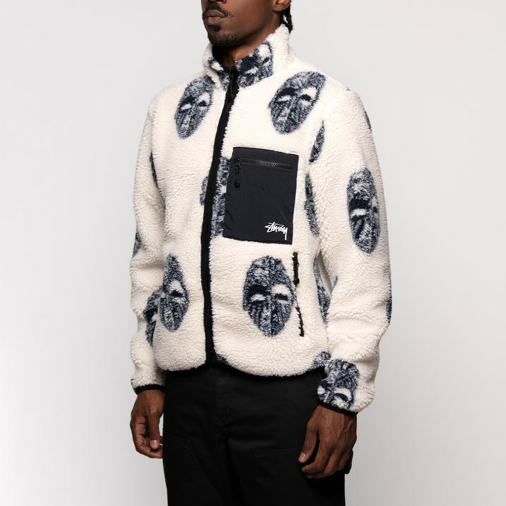 Куртки Stussy Mask Jacquard Sherpa, 118389