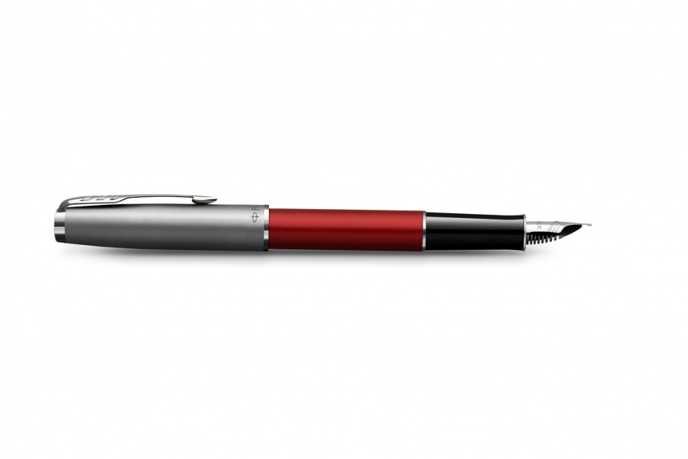 Перьевая ручка Parker Sonnet Entry Point Red Steel CT 2146736, перо: F, цвет чернил: black, в подарочной упаковке