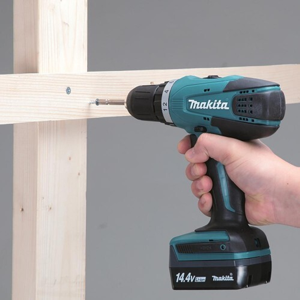 Аккумуляторная дрель-шуруповерт MAKITA DF 457 DWLE DF457DWLE