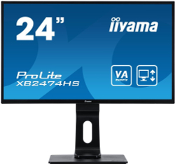 Монитор Iiyama 24;; ProLite XB2474HS-B2 1920x1080 VA WLED 75Гц 4ms VGA HDMI DisplayPort