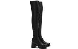 CHARLES&KEITH PU Over the knee Boots 8cm Women"s