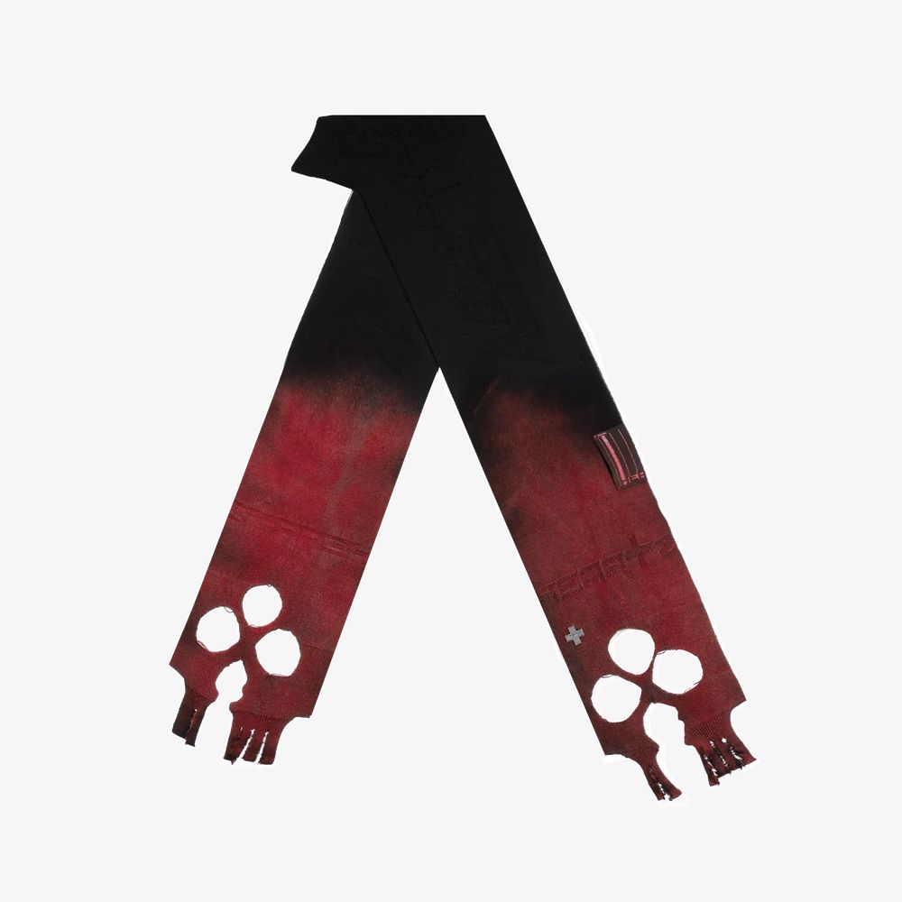 Шарф Heartz Nosebleed Two Spray-Painted Distressed Logo черный