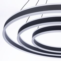 Citilux Дуэт CL719681 LED Люстра подвесная с пультом Чёрная