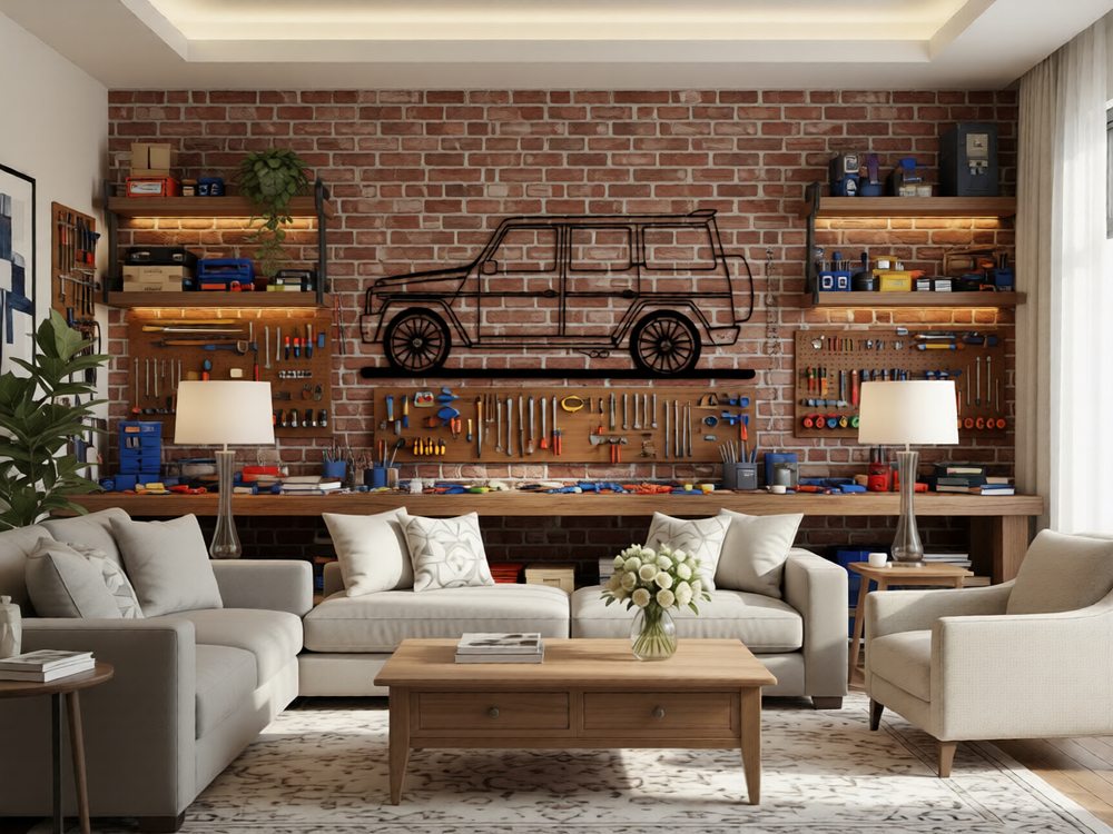 Панно автомобиль - "Mercedes-Benz G"