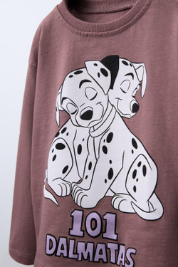 ZARA ЛОНГСЛИВ С ПРИНТОМ © DISNEY, ГРАНАТОВЫЙ