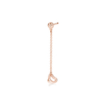Серьги из розового золота с бриллиантами, Tiffany 💎Open heart. Единственные в наличии