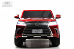 Детский электромобиль RiverToys Lexus LX570 Y555YY красный глянец