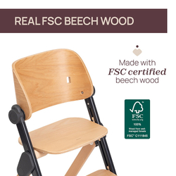 Стульчик для кормления Chicco Meraviglia растущий Ebony-черный