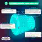 Аттракцион Водный роллер (Гидророллер) "Зелёный" ПВХ 2,4*2,2*2,2