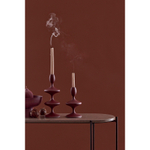 Подсвечник vivlend, 29 см,  винный