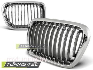 Решетка (ноздри) радиатора CHROME для BMW 3 E36 рест