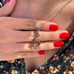 «Мама и ее ребенок» ожерелье с подвеской