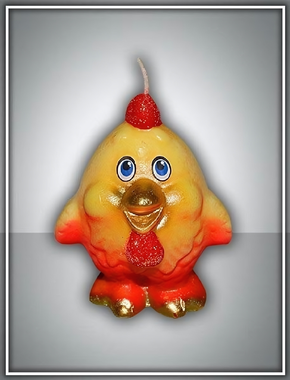 Свеча "Петушок Обжорка" 8105