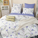 Комплект постельного белья Делюкс Сатин 100% хлопок на резинке LR604