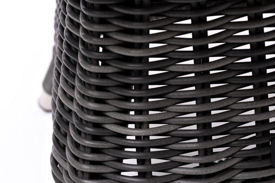 "Равенна" кофейный стол из искусственного ротанга, цвет графит