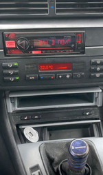 Рамка для магнитолы 1 DIN (173 x 51 мм) для BMW 3-Series (E46) 1998-2005