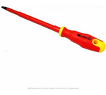 ОТВЕРТКА СИБРТЕХ ДИЭЛЕКТРИЧЕСКАЯ SL6.5*150ММ CRV ДО 1000В ДВУХКОМП/РУК 12935