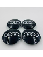 Колпачки заглушки на литые диски с эмблемой Audi 68 мм 4 шт