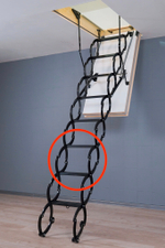 Элемент лестницы NOZYCOWE TERMO 39см