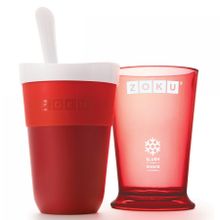 Zoku Форма для холодных десертов Slush &amp; Shake красная