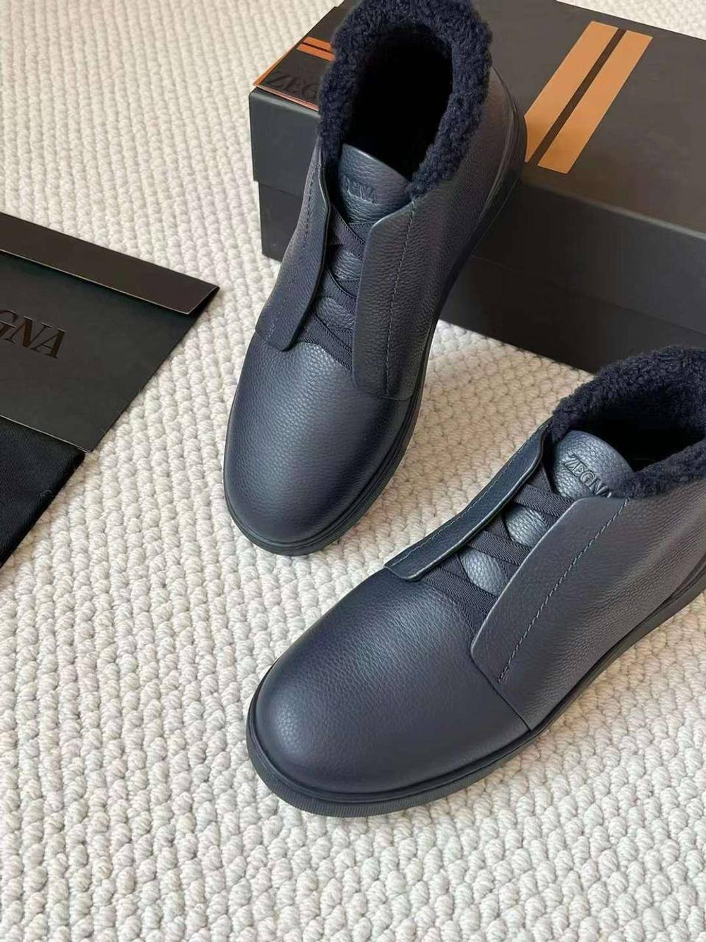 Высокие кеды Zegna