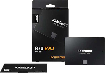 Накопитель SSD Samsung SATA III 250Gb MZ-77E250BW 870 EVO 2.5"