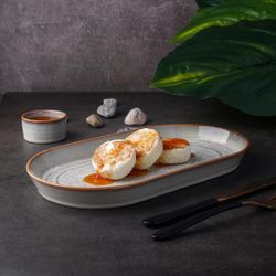 Блюдо овальное 30*16,5 см h3 см Evolution Mont Blanc P.L. Proff Cuisine [3]