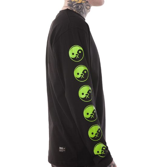 Лонгслив ЮНОСТЬ™ «Баланс» - тьма (Черный)