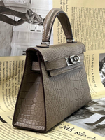 Сумка Hermes из кожи крокодила 20 см