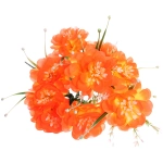 Искусственные цветы «Цветочная мелодия» 50см 9 цветков красно-желтые