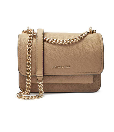 Кожаная сумка через плечо Claire Michael Kors - бежевый(32T4GC7C1T)