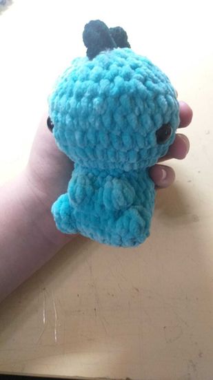 Вязаная игрушка ручной работы "Дракончик"