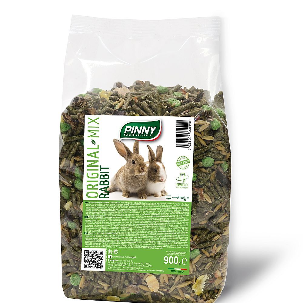 Зерносмесь для кроликов PINNY Original mix, пакет 900 г