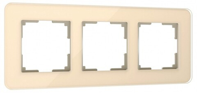 Рамка на 3 поста Werkel Elite (айвори, стекло) W0032443