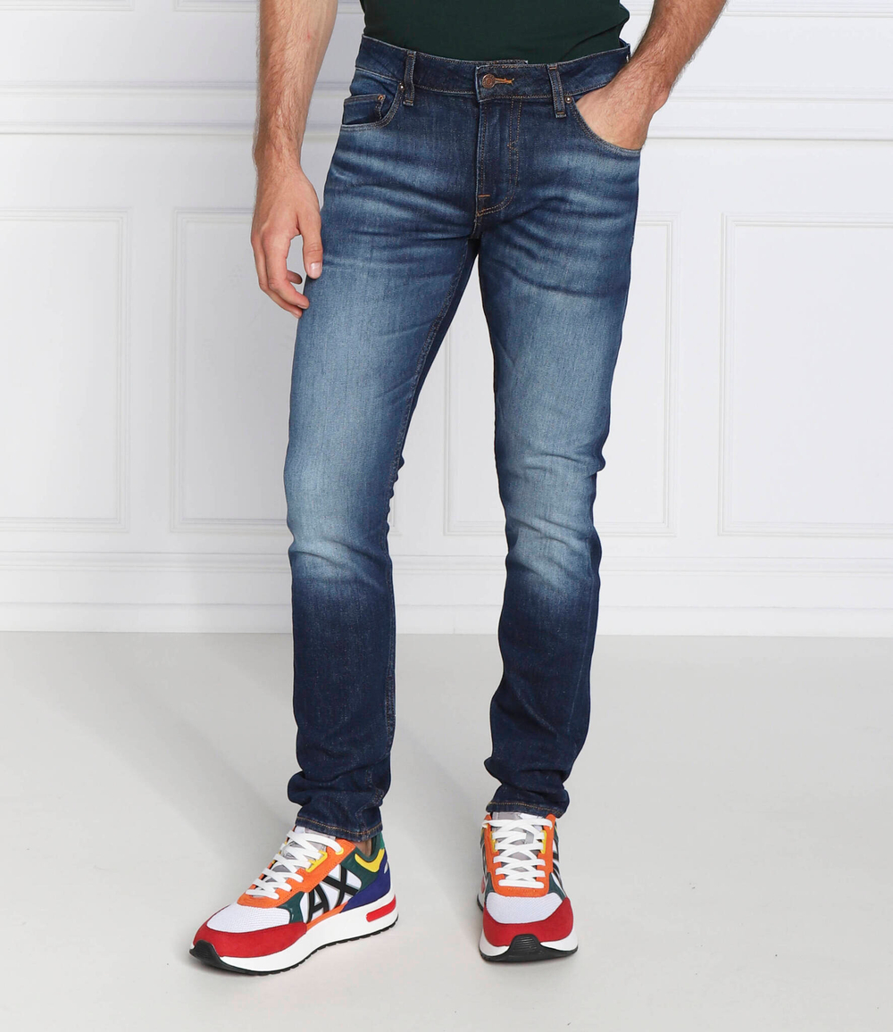 джинсы chris GUESS - голубой(M2YA27 D4Q41)