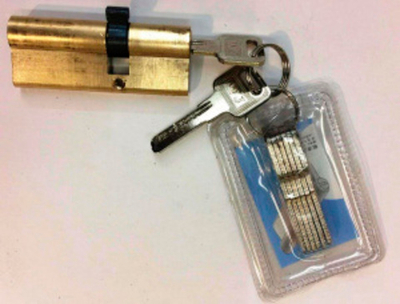 Цилиндр Евродверь  95мм (32,5\62,5) 2+6кл золото (021028)