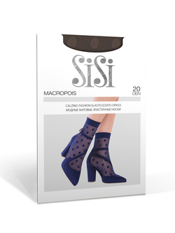 Sisi MACROPOIS 20 носки (в крупный горошек)
