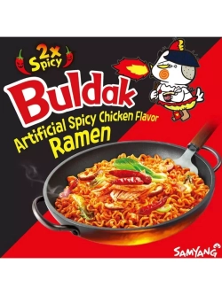 Лапша со вкусом очень острой курицы 2x Spicy 105 г * 2 шт