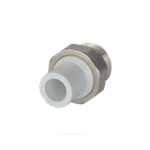 Муфта трубная PP-R комбинированная разъемная белая Дн 32х1/2" Ру25 наруж пайка/НР VALFEX 10158215