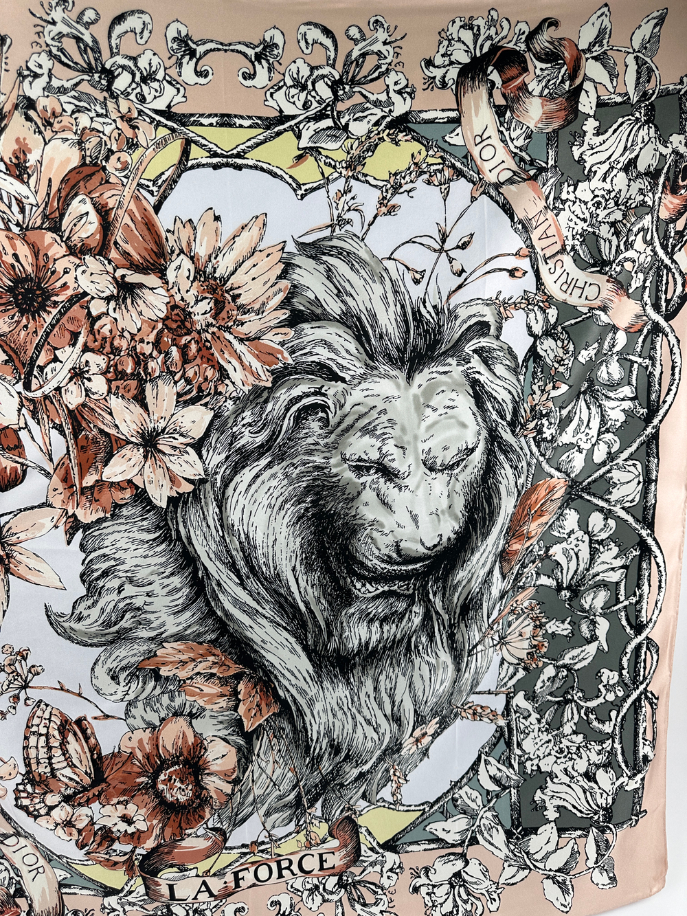 Платок Christian Dior Multicolor