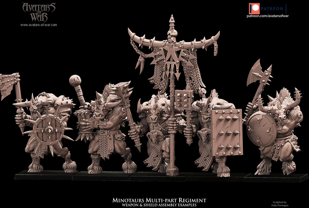 Minotaurs/Bullgors Shields