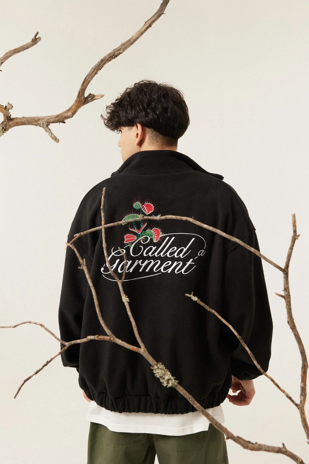 Куртка Called a Garment Флисовая FCF Logo Jacketvol.2 черная