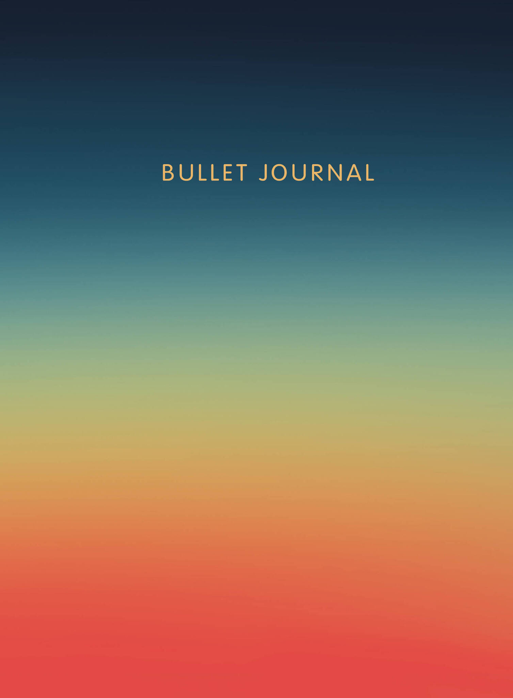 Блокнот в точку: Bullet Journal (закат, 160 л., с наклейками)