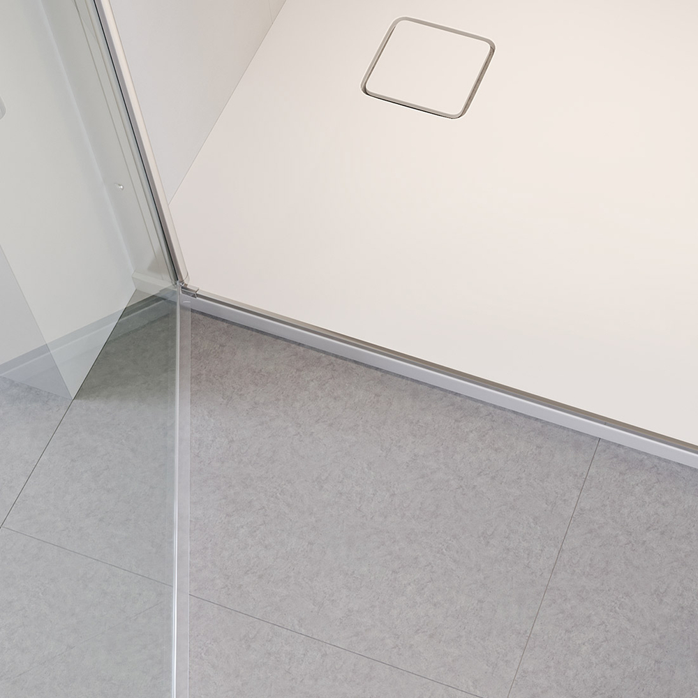 Душевая дверь RGW LE-008 (LE-003 + Z-09 + профиль A-14) (Прозрачное, 1000)