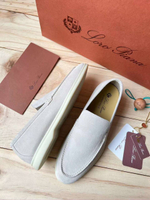Лоферы Loro Piana бежевые