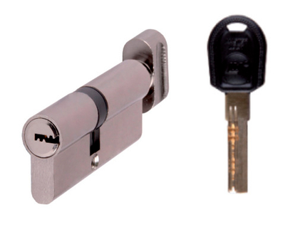 Цилиндр Master Lock  90мм (35в\55) кл\верт хром (022507)