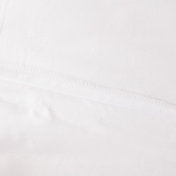 Пододеяльник Страйп Сатин Однотонный Отель белый 100% Хлопок 200x220 3x3