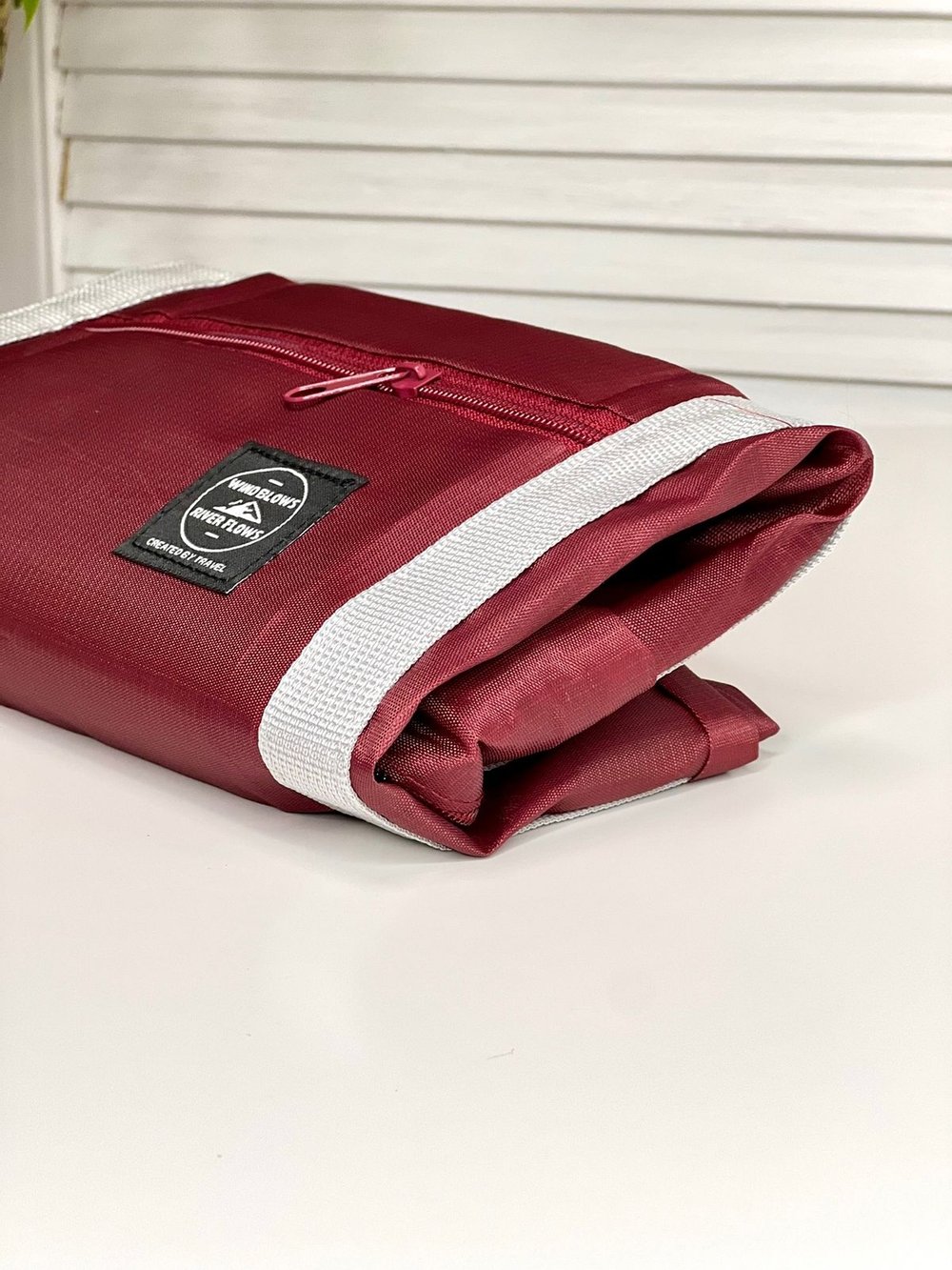 Сумка дорожная, текстильная бордовая (201723121)