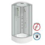 Душевая кабина Niagara Classic NG-3302-14G (100х100х215) средний поддон(26см),стекло матовое,4 места