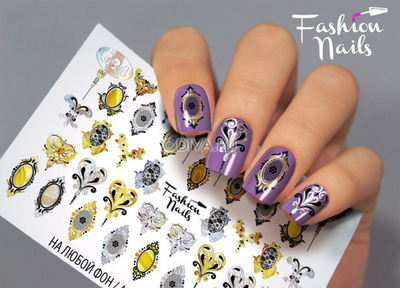 Слайдер-дизайн Fashion Nails Серия G № 34